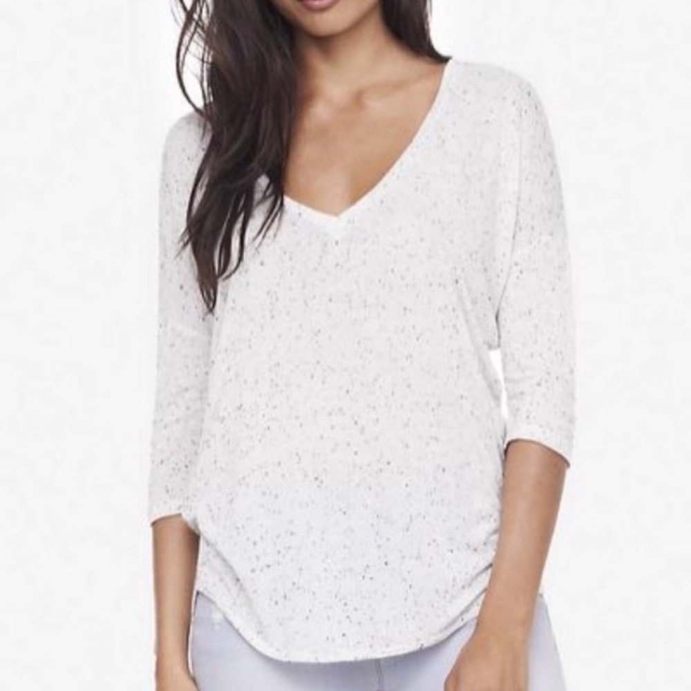 Express One Eleven V Neck Tunic Small Euc